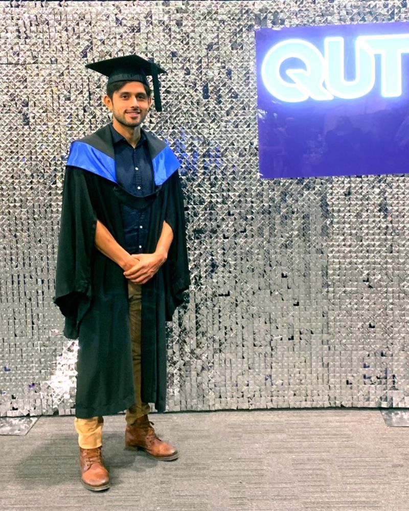 Gabriel, QUT graduation, 2022